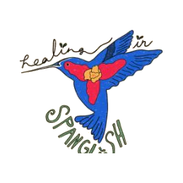 Healing in Spanglish — hummingbird logo